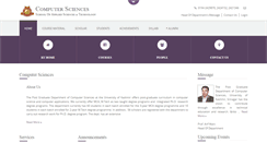 Desktop Screenshot of cs.uok.edu.in