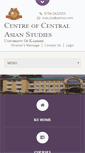 Mobile Screenshot of ccas.uok.edu.in
